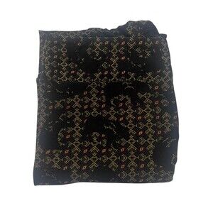 LuLaRoe TC Leggings Black Longhorn Southwestern Geometric Print Soft Stretchy